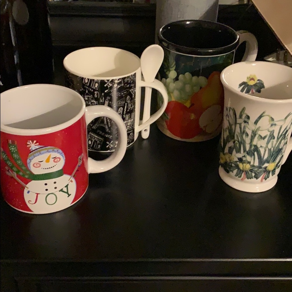 Miscellaneous coffee cups